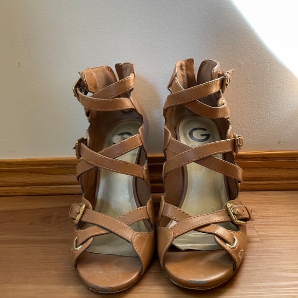 Guess Strappy Heels Size 7 - Picture 2 of 2